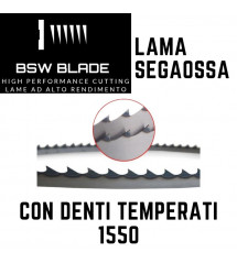 Lama a nastro 1550 inox segaossi